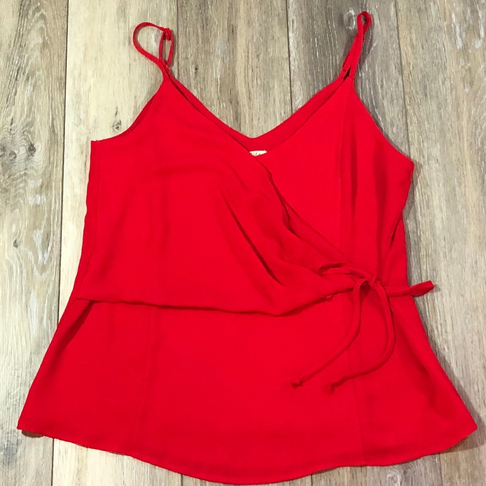 Faux Wrap Blouse